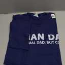 Italian Dad Funny Italian Father T-Shirt (Small, Black)