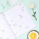 2 x Blue Sky Day Designer 2026-2028 Monthly Academic Year 24 Month Planner Calendar, July 2026 - June 2028, 8.5" x 11", Flexible Cover, Stapled Binding, Orange Blossom Mint