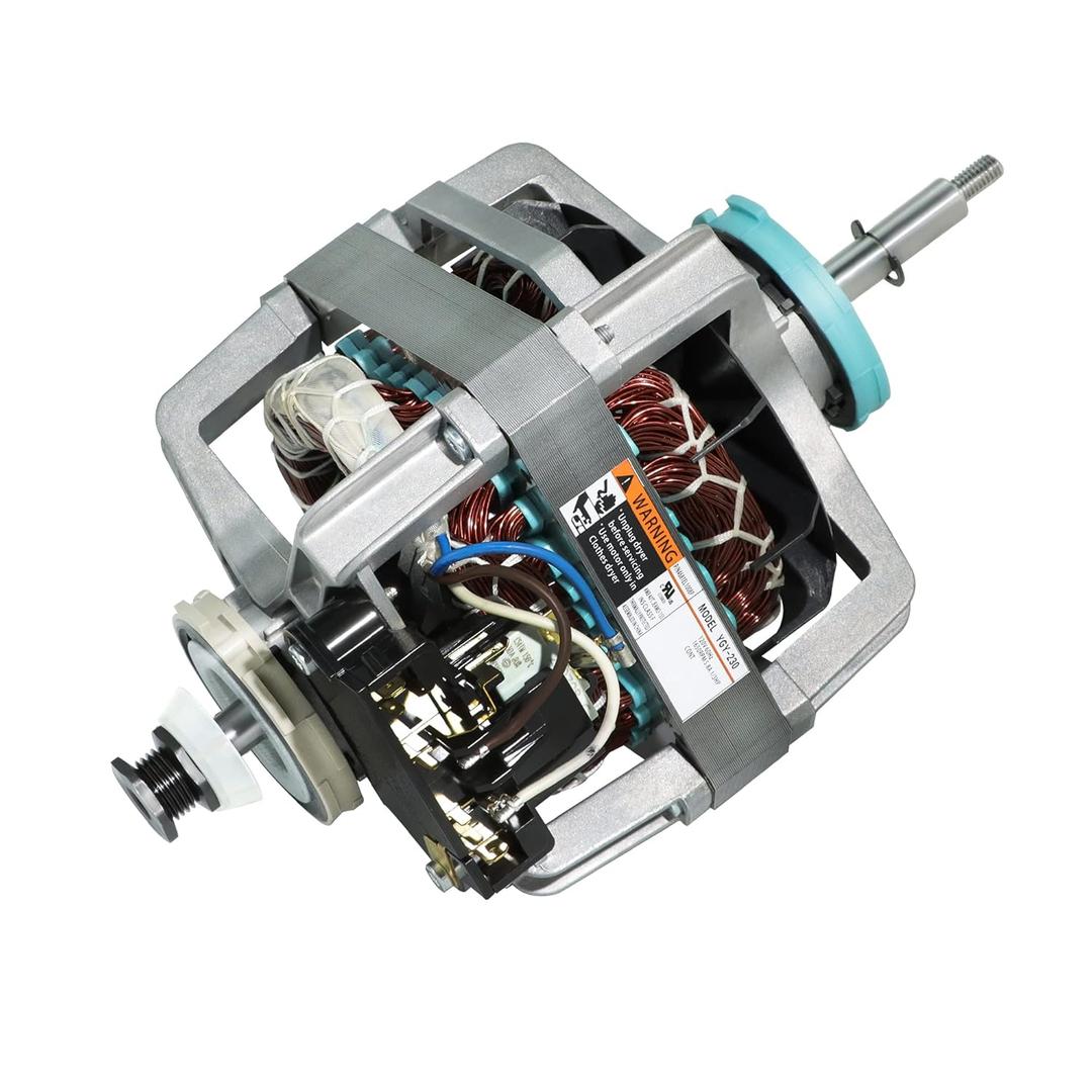 Drive Motor 4681EL1008A Clothes Dryer Blower by puxyblue for LG Ken-More Dryer Replace EAP2400858 4681EL1008B 4681EL1008H 4681EL1008K 4681EL1008P 1330330 (Shaft Length: 2-3/8" and 1-1/4")
