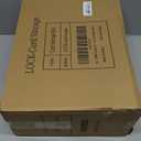 LOCKCURX Trading Card Storage Box for 3"x4" 35pt Rigid Cards, Holds 600+ Toploaders, Sports Card Case with 6 Foam Dividers, Toploader Storage Box, Sports Card Storage with Key Lock