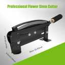Flower Stem Cutter,14 in carbon Steel Blade Fresh Flower Stem Cutters with Safety Latch for Florists,Gardening Flower Arrangements Include:Screws 4, Thorn Stripper 1 and Thorn Silicones4