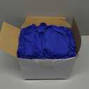 Moukeren 100 Pcs Spandex Chair Sashes Bows Bands Slider Sashes for Chair Covers Elastic Bands Ties Ribbon Decorations for Wedding Party Events Ceremony Birthday Banquet(Royal Blue)