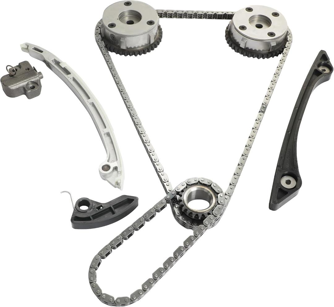 204PT 2.0 Timing Chain Kit w/VVT Gear Fit For Land Rover Range Rover Evoque Discovery Sport Freelander 2 L550 L359 L538 For Jaguar F-pace XE XF XJ SF X761 X760 X250 X260 X351 2.0L L4 GAS 2011-2019