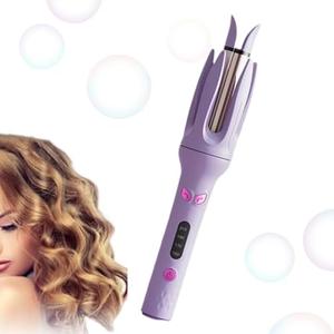Automatic Curling Iron，Four Temperature Levels can be Selected，Rotating Curling Iron，Diameter 28mm ，Anti-Tangle Rotating Curling Wand for Hair Styling
