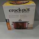 Crock-Pot 8-Quart Manual Slow Cooker, XL Family Size Serves 10+ People, Removable Stoneware with Warming Setting, Dishwasher Safe for Easy Cleanup, Red