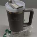 STANLEY Quencher H2.0 Tumbler with Handle and Straw 30 oz | Flowstate 3-Position Lid | Cup Holder Compatible for Travel | Insulated Stainless Steel Cup | BPA-Free | Stone