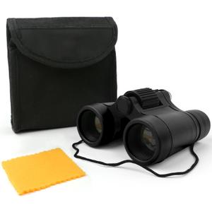 Scotamalone Kids Toy Binoculars Shock Proof for Age 3-12 Years Old Boys Girls Bird Watching Educational Learning Hunting Hiking Birthday Presents (black)