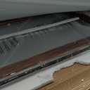 Farmhouse Bathroom Mirror, 24x36 Inch Black Brown Vanity Mirror for Wall, Wood Framed Rustic Mirror Rectangular Wall Decor Mirrors for Entryway Living Room Bedroom