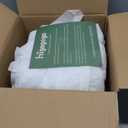 HIGOGOGO Round Stuffed Pouf Ottoman, Corduroy Poufs with Foam Chunk Filling, Furry and Fluffy Pouf Foot Stool Storage Ottoman, 20 X 15 Floor Poufs Foot Rest for Living Room, Beige