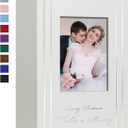 Hiwhy Photo Album 4x6 420 Photos Leather Cover Wedding Photo Albums Extra Large Capacity Picture Book with Beautiful Prints Presents for Wedding Baby Vacation White