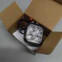 Electric Bicycle Headlight, 4Pcs LED 400 Lumens, 24V 36V 48V Compatible, Waterproof 2 Pin Connector, Ebike Front Light for Night Riding