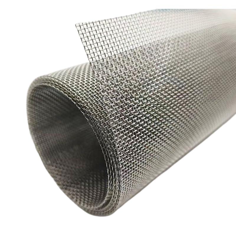 Stainless Steel Mesh Screen #20Mesh -Size:15.7"x47.2"(40x120cm) SS304 Wire Mesh Screen for Vent,Cage,Garden, Window Screen, Filter Mesh