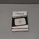 Wall Plate Cover Compatible with Google Nest Learning Thermostat (4th Gen), Practical Trim Kit for Nest Learning Thermostat 4, Snap fit Design, Snap fit Design (Beige, 2 Packs)