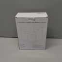 Flameless Flickering 3" x4" 5" 6" Clear Plastic Orange 11-Key Remote Candles with Light Strings, LED Battery Operated Cycle Timer Pack of 3 Candles for Halloween Festival Decor