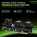 84040-33100 Power Master Window Switch Driver Side for Toyota Prius 2010-2015 Camry 2010-2011 Replace# 84040-06020, 84040-06030