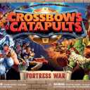 Restoration Games Crossbows and Catapults Fortress War - Dexterity Game for 2 Players - Build, Launch, and Topple Castles - 20-40 Min Playtime - Ages 7+