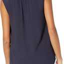 Amazon Essentials Womens Sleeveless V-Neck Woven Shirt (XS)