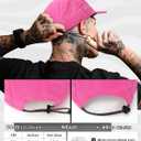 Performance Hat for Women Men, Lightweight Breathable Mesh Running Hat, Sport Cap for Golf, Cycling, Tennis (One Size, Rose)