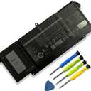 7FMXV 63Wh 4-Cell Laptop Battery Replacement for Latitude 5320 7320 7420 7520 Series TN2GY 0TN2GY 9JM71 4M1JN 1PP63 727CG HDGJ8 MHR4G CN-0727CG CN-0TN2GY 15.2V 3941mAh