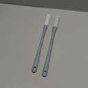 OWIIZI Toe Cleaning Brush 15.7" Foot Scrubber in Shower with Long Handle Silicone Gap Brush Between Toes Cleaner Soft Feet Care Scrub for Seniors,Elderly, Men and Women- 2Pack (Grey)