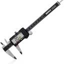NEIKO 01407A Electronic Digital Caliper Measuring Tool, 0 - 6 Inches Stainless Steel Construction with Large LCD Screen Quick Change Button for Inch Fraction Millimeter Conversions, Digital Caliper Measuring Tool