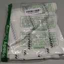 jinchan Linen Striped Kitchen Curtains Tier Cafe Curtains for Living Room Bathroom RV 36 Inch Farmhouse Rustic Half Window Treatment Light Filtering 2 Panels Black on White