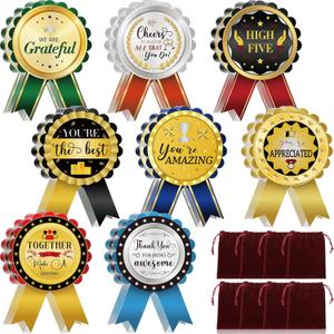 Chunful 8 Pcs Christmas Appreciation Awards Trophies Employee Appreciation Gifts Bulk Small Acrylic Trophy Thank You Award for Recognition Employee Staff Coworker Colleague Teacher Nurse Office Team