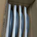 Pokini Stoneware Dinnerware Sets, Ceramic Plates and Bowls Set, Microwave & Dishwasher Safe Kitchen Dish Set, Modern Dinner Salad Plates | Cereal Bowls for 4, Dishware Sets Gray Green