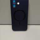 Miracase Compatible with iPhone 16 Case, [Soft Anti-Scratch Microfiber Lining], Compatible with MagSafe, Liquid Silicone Case Shockproof Drop Protection Phone Case for 16,Dark Blue