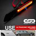 2Pcs Amber F10 LED Dynamic Sequential Blink Side Marker Light for BMW 5-Series F10/F11 2011 2012 2013 Front Fender Indicator Turn Signal Lights Smoked Lens
