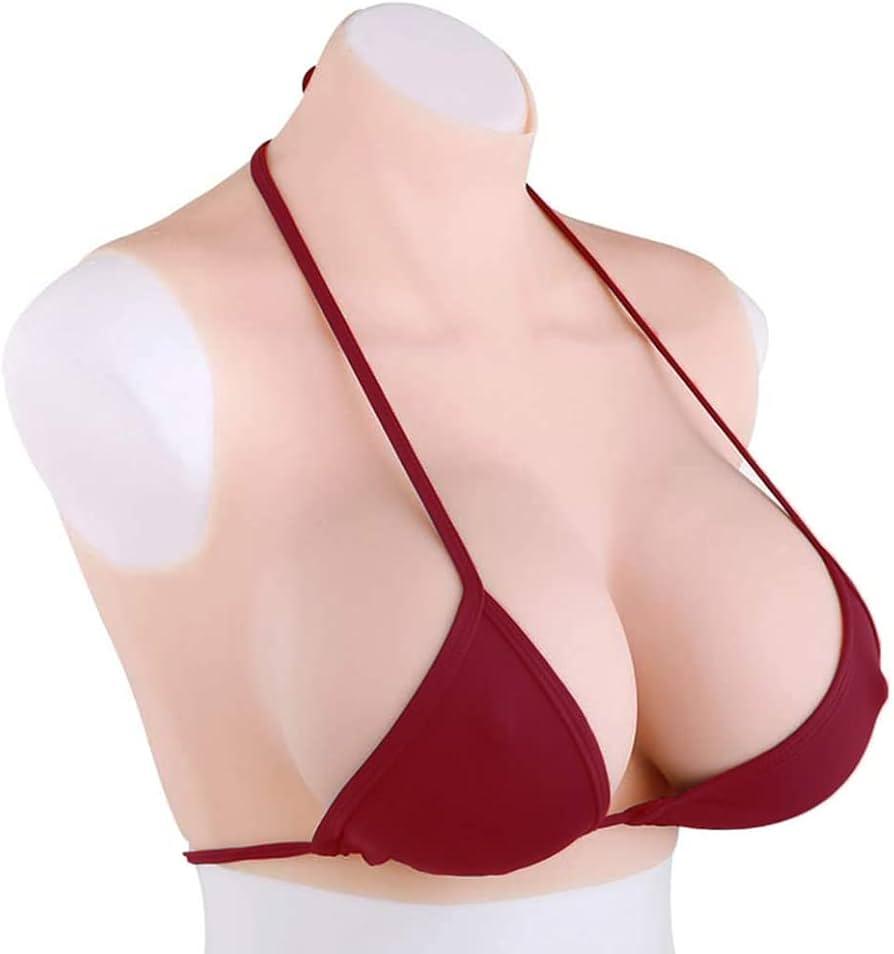 Realistic Fake Silicone Breastplate