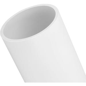 4 Inch PVC Pipe 34"(2.83FT) Long White Sch40 Industrial PVC Pipes for Home DIY, Greenhouse, Garden, Farm, Workshop, Furniture Grade(4" x 34"L)