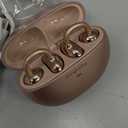 Kinglucky Upgraded Clip-On Earbuds Comfortable fit & Crystal-Clear Sound, 50H Playtime Open Ear Buds Bluetooth 6.0 Wireless Headphones for Women & Kids Ideal for Small Ears,Sports,Glasses Rose Gold