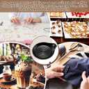 Nuogo 4 Pack Christmas Ceramic Spoon Rest for Stove Top, 6.1" Large Spoon Holder, Gift for Christmas Kitchen Counter Decor, Heat-resistant Cooking Utensil Holder, Coffee Spoons Rest