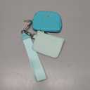 Mum's Memory Mini Zip Around Wristlet Wallets for Women -KeyChain Wallet with Detachable Dual Pouch Wristlet -Key Chain Coin Purse Small Wallets
