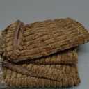 MIULEE Pack of 2 Corduroy Decorative Throw Pillow Covers 20x20 Inch Soft Boho Striped Pillow Covers Modern Farmhouse Home Decor for Sofa Living Room Couch Bed Brown