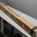 JEAREY 9FT Outdoor Patio Umbrella Outdoor Table Umbrellas with Push Button Tilt and Crank, Market Umbrella 8 Sturdy Ribs UV Protection Waterproof for Garden, Deck, Backyard, Pool (Sun Orange)