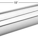 2.5 Inch Inlet Exhaust Tip,2.5" Inlet x 4" Outlet x 18" Overall Length Weld On Universal Stainless Steel Polished Diesel Exhaust Tailpipe Tip 2 Pcs