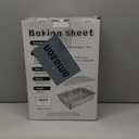 Roasting Pan, 14*10 Inch Stainless Steel Turkey Roaster with Rack - Deep Broiling Pan & V-shaped Rack & Flat Rack, Non-toxic & Heavy Duty, Great for Thanksgiving Christmas Roast Chicken Meat Lasagna