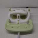 Baby Bath Seat with Sitting & Lying 2 Modes, 3-Speed Adjustment, Powerful Suction Cups, Infant Bathtub Chair with Washable Pillow, Folding and Hanging (Green Tea)