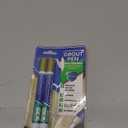 Grout Pen Beige Tile Paint Marker: Waterproof Grout Paint, Tile Grout Colorant and Sealer Pen - Narrow 5mm, 2 Pack with Extra Tips (7mL) - Beige