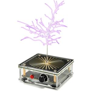 WARDENCLYFFE Music Tesla Coil Plasma Loudspeaker STEM Educational Physics Toy (Model:Tesla Coil 8)