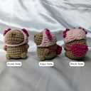 Cosplay Capybara Plush KeyChain Handmade Backpack Pendant Car Keyring Handbag Decorations Women Bag Decors Plush Animal Charm (Chicken 1)