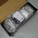 Partsam 5pcs 17 LED Clear Lens 5 * 3.75" Amber Cab Marker Top Roof Running Truck Cab Light Waterproof Top Reflective Lights Compatible with Peterbilt/Kenworth/Freightliner/Mack/