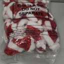 Nuenen 100 Pcs Mini Santa Hats 2.4x4.7 Inch Christmas Mini Elf Hats for Crafts Gifts Wine Bottle Xmas Party Table Decorations