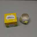 LuoCoCo Cute Egg Separator, Ceramics Vomiting Chicken Egg Yolk White Separator, Practical Household Small Egg Filter Splitter, Kitchen Gadget Baking Assistant Tool, Dishwasher Safe (Yellow)