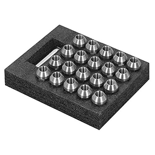Wheel Lug Nuts 20pcs Wheel Lug Nuts M14x1 5 Thread 2in Height T304 Stainless Steel AntiCorrosion Locking Lug Nuts