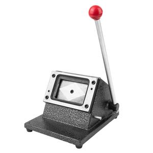 Heavy Duty Round Corner Punch Die Cutter, Badge Button Maker ID Cutter for 86x54mm Credit PVC Paper Business Card Photos (3.8" x 2.1")