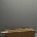 OLANLY Half Circle Door Mat Indoor Outdoor Entrance Welcome, Waterproof All-Season, All-Weather Doormat, Sturdy Natural Rubber, Low Profile, Easy Clean Patio Porch Entryway Mat, 36x24, Black