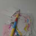 WERNNSAI Foldable Unicorn Piata - Pull String Unicorn Birthday Party Supplies Extendable Unicorn with Blindfold Bat and Tassels Unicorn Birthday Party Decoration Games Folding Piatas for Kids